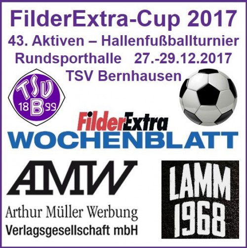 FilderExtra-Cup 2017 43. Aktiventurnier 27.- 29.12.