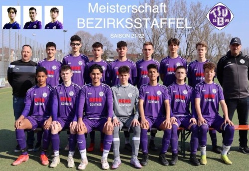 B1 –U17 Junioren Meister Bezirksstaffel - Gratulation