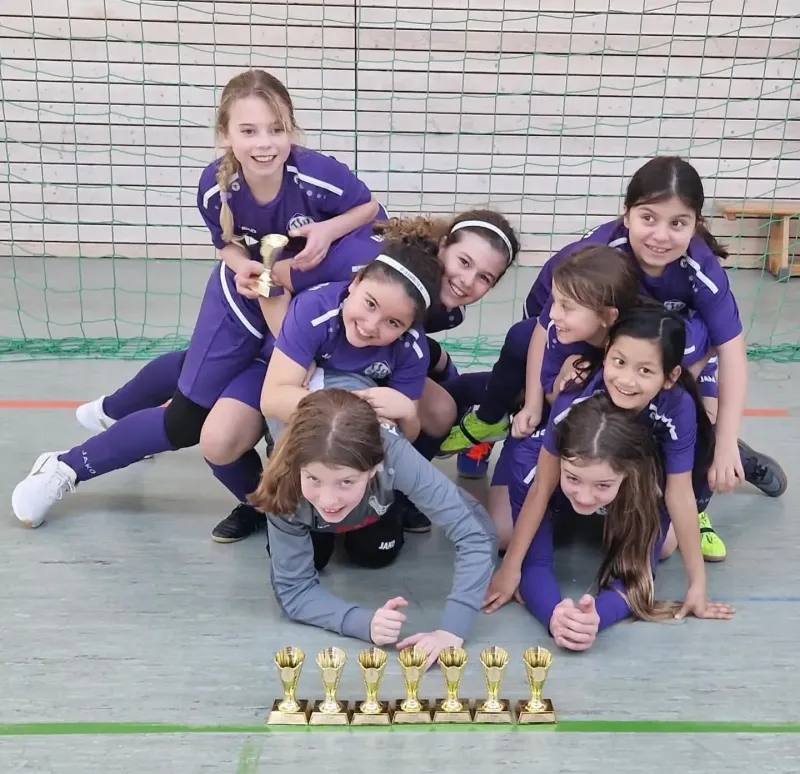 💜E-Juniorinnen beim Hallenturnier des FSV 08 Bietigheim-Bissingen