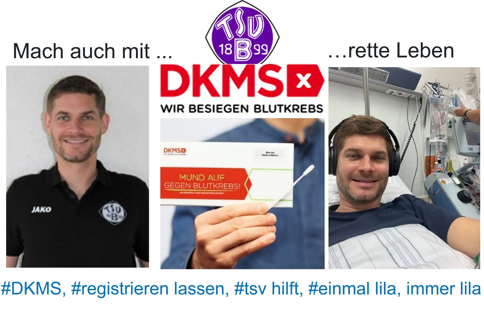 Ein Leben Retten – DKMS Stammzellenspende - Vorbild Vorstand Manuel Justus