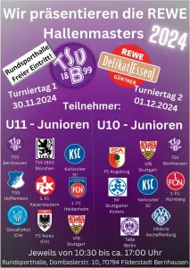 REWE Güntner– Hallenmaster U10  Spielplan So. 1.12.24 Rundsporthalle