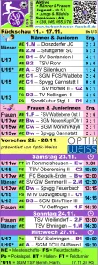 Rückschau / Vorschau Stand 17.11.24