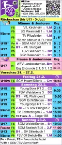 Rückschau / Vorschau 10. - 27.2.25